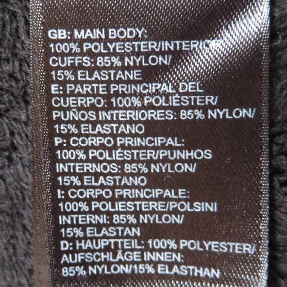 The north face women's winter jacket size XL black/white inside thick fleece - Picture 7 of 13